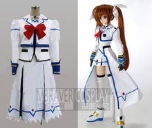 Magical Girl Lyrical Nanoha Takamachi Cosplay Costume-- Custom Made 2024 - buy cheap