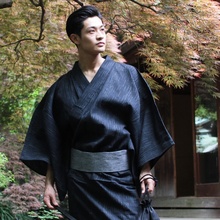 Традиционное японское кимоно, мужской юката, мужской костюм самурая одежда в стиле кимоно, японский косплей воина, костюм haori TA476 2024 - купить недорого
