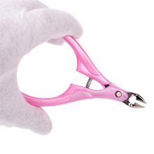 1pc Cuticle Scissors Nail Clipper Cuticle Manicure Care Cutter Nippers Clipper Tool Pink Blue 2024 - buy cheap