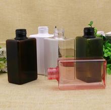30 pcs Free Shipping 150 ml Empty Plastic Square Pack Bottle New Style Refillable Big Cosmetic Containers Perfume Bank 2024 - buy cheap