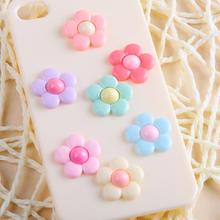 200pcs Cute Sunflower Decoden Sweets Resin Cabochon pendant mix random, Polymer Clay Cellphone Deco DIY Kit Handcraft D25 2024 - buy cheap