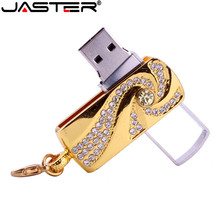 JASTER USB2.0, 4 ГБ, 8 ГБ, 16 ГБ, 32 ГБ, 64 ГБ, прекрасный блестящий горный хрусталь, Алмазный флешка, карта памяти, USB флеш-накопитель 2024 - купить недорого