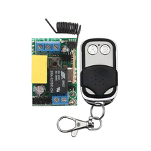 Mini Receptor Transmissor 220 V 10A 1CH Sem Fio RF Sistema de Comutação Controle Remoto Para Lâmpada Luz 315 Mhz 433.92 Mhz 10 pçs/lote 2024 - compre barato
