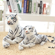 Kawaii Cute White Tigers Plush Toys Simulation Tigers Stuffed Dolls Baby Pillow Plush Kid Toys Gift 2024 - buy cheap