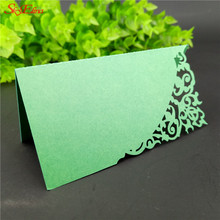Guests Name Place Invitation Table Card Wedding Favor Decoration Laser Cutting Party Table Cards Seating Card 50pcs 7zSH870-50 2024 - buy cheap