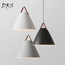 Nordic Restaurant Chandelier Modern Pendant Lamp Minimalist Living Room Bedside Bar Coffee Shop Aluminum Three Chandeliers 2024 - buy cheap