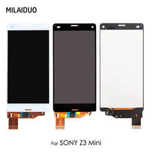 Pantalla LCD para Sony Xperia Z3 mini D5803 D5833 MONTAJE DE digitalizador con pantalla táctil reemplazo negro blanco con marco 2024 - compra barato