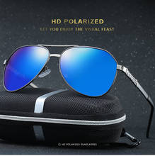 Brand Fashion Sunglasses Men Polarized Sunglasses Men Driving Mirrors Coating Points Alloy Frame Eyewear Male Sun Glasses UV400 2024 - buy cheap