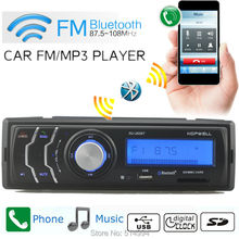 2016 New arrival car radio player Support BLUETOOTH Hands free speaking USB SD 12V 1 din car mp3 audio stereo mp3 free shipping 2024 - buy cheap