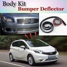 Bumper Lip Deflector Lips For Nissan Versa Note / Tone Front Spoiler Skirt For TopGear Fans Car Tuning Veiw / Body Kit / Strip 2024 - buy cheap