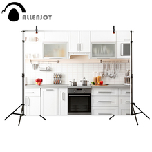 Allenjoy белый кухонный фон для фотосъемки декор для помещений буфет для детской комнаты баннер фон реквизит для фотостудии 2024 - купить недорого