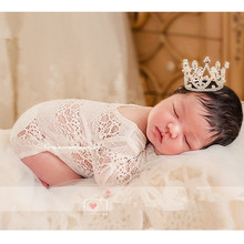 Coroa de cabelo de princesa para crianças, acessório fotográfico para recém-nascidos 2024 - compre barato