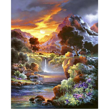 DIY Diamond Painting Landscape 5D Diamond Embroidery Cross Stitch Full Mosaic Needlework Home Decor Round love gift 2024 - buy cheap