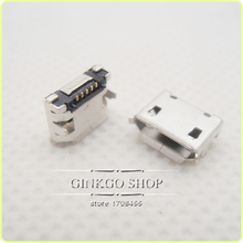 200 piezas Conector Micro USB V8 Puerto 2 pies DIP 5 P Micro USB Jack de 7,2mm 2024 - compra barato