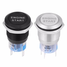 Car Engine Start Push Button Switch Ignition Starter Car Engine Button 19mm 12V Waterproof 2024 - buy cheap