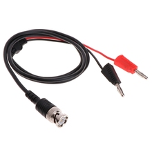 BNC Q9 to Dual 4mm Stackable Banana Plug with Socket Test Leads Probe cable 1m 2024 - buy cheap