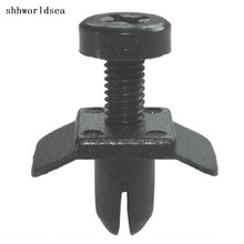 Shhworldsea, 100 Uds., clip y sujetador de coche, retenedor de tipo empuje, se ajusta en un orificio de 6mm para nissan 66824-W1000 2024 - compra barato