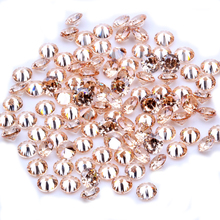 1000pcs AAAAA+ 0.8-4mm CZ Stone Round Cut Beads Champagne Color Cubic Zirconia Synthetic Gems For Jewelry 2024 - buy cheap