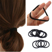 50Pcs/Set Black Elastic Hairbands for Girls Fashion Women Scrunchie Gum for Hair Accessories Elastic 2mm/4mm rubber Braider 2024 - buy cheap