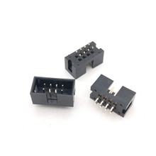 50 peças tomada jtag isp 6/8p caixa idc conector de cabeçalhos caixa de passo 2.54mm conector fêmea 2024 - compre barato