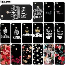 King Queen Couple Lovers Case for Xiaomi Redmi Note 4 4x 4A 5 5A 6 7A 8 8T Pro Prime Plus K20 K30 Poco X2 2024 - buy cheap