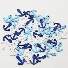 50PCS Mix Boat Anchor Wooden Buttons For Crafts Scrapbooking Accessories Craft Wood Buttons DIY Wedding Sewing Decoration 2024 - buy cheap