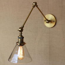Американский промышленный стиль золотистый старый эксклюзивный дизайн Бронзовый железный светильник для ужина спальни светильник для кофейни Бесплатная доставка 2024 - купить недорого