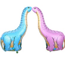 1PC 68*96cm Dinosaurs Aluminum Foil Balloon Jurassic World balloon Party For Dinosaur Party Supplies kids Toys 2024 - buy cheap