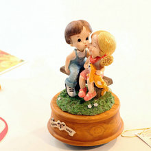 Rotating music box birthday wedding Christmas gift girlfriend gifts for friend and home decoration free shipping 2024 - buy cheap