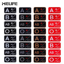 Red Red Souvenirs PVC A+ B+ AB+ O+ Positive A- B- AB- O- Negative Blood Type Group Patch Military Tactical Rubber Badges 2024 - buy cheap