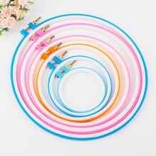 7-26mm Plastic Frame Embroidery Hoop Ring DIY Needlecraft Cross Stitch Machine Round Loop Hand Household Sewing Tools 2024 - buy cheap