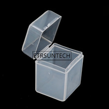 1940pcs With Lid Small Square Plastic Clear Transparent Collection Container Case Storage Box Coin Capsules Holders 2024 - buy cheap