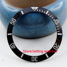 39.8mm black ceramic bezel insert for sub watch made by parnis factory 2024 - buy cheap