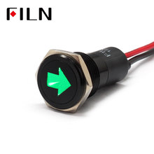 16mm Waterproof Lamp FILN 12V LED Car Boat Double Turn signal markin LED Warning Dashboard Signal Lights Instrument Pilot light 2024 - buy cheap