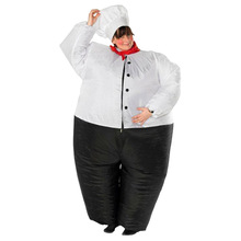 Disfraz inflable para Chef, gran Chef, Chef, barra divertida para restaurante, Halloween, traje elegante para Halloween, traje maestro Purim 2024 - compra barato