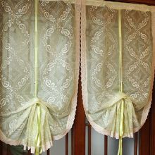 Fashion Balloon Curtain European Style Roman Blinds Finished Kitchen Curtain for Window Lace Curtain 2024 - buy cheap