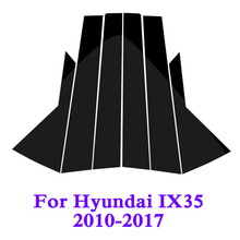 Carro-styling Para O Pilar Central de Hyundai IX35 2010-2017 Janela Do Carro Adesivos Guarnição Decoração Externa Filmes Auto Acessórios 2024 - compre barato