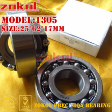ZOKOL bearing 1305 Self-aligning ball bearing 25*62*17mm 2024 - buy cheap