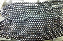 Wholesale Real Pearl Bead 11-13mm 15'' Black Colors Natural Freshwater Pearl Real Pearl Bead Loose Bead Free Shipping 2024 - buy cheap