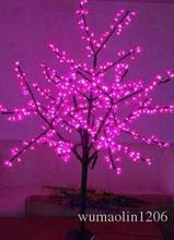 Livre o navio 5ft 1.5m altura led flor de cerejeira árvore ao ar livre casamento jardim feriado natal luz decoração leds 2024 - compre barato