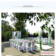 Materiais de decoração de festa de casamento, cadeira de montagem em arco 2024 - compre barato