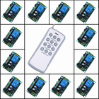 12v 1ch rf sistema de controle remoto sem fio, interruptor de sistema 12 receptores + 1 transmissor controle independente alternância momentânea 315/433mhz 2026 - compre barato 12v 1ch rf sistema de controle remoto sem fio, interruptor de sistema 12 receptores + 1 transmissor controle independente alternância momentânea 315/433mhz 2026 - compre barato