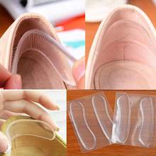1Pair Foot Care Tool Silicone Insole High Heel Gel Pads Protectors Pain Relief Gel Insoles Inserts Back Heel Pad Stick Pedicure 2024 - buy cheap