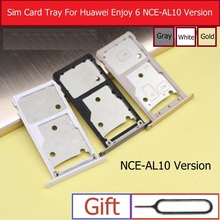 SIM Card Slot & Micro SD Card Tray Holder Adapter For Huawei Enjoy 6 NCE-AL10 NEC-TL10/AL00 Memory & Sim Card Socket Replacement 2024 - buy cheap