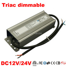 DC 12V 24V Power supply electronic transformer triac Dimmable Led Driver 25W 50W 80W IP67 alimentation 220 12V Strip Dimming 2024 - buy cheap