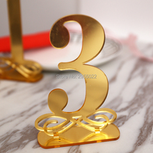 Rustic Mirror Gold acrylic Table Numbers,wedding Table Numbers ,Boho Centerpiece Table Decor,mirror gold table decor,Numbers Set 2024 - buy cheap