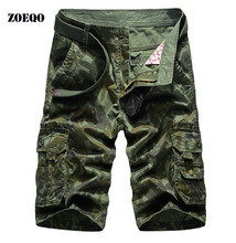 ZOEQO Men cargo Shorts bermuda masculina de marca Men Casual  Cargo Shorts men Camo Cargo Shorts Military Camouflage Short 2024 - buy cheap