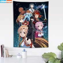 Sword Art Online Гобелен Мандала настенная подвесная стена искусственный фермерский декор для спальни настенный ковер настенное одеяло 2024 - купить недорого