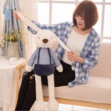 40cm 50cm 60cm 70cm Cute Calm Rabbit Plush Toys Kids Cushion Pillow Soft Car Sofa Animal stuffed Dolls Birthday Christmas Gifts 2024 - buy cheap