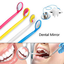 Dientes limpieza Dental Acero inoxidable Oral espejo Dental instrumentos boca para comprobar la extensión de pestañas y aplicar herramientas de pestañas 2024 - compra barato